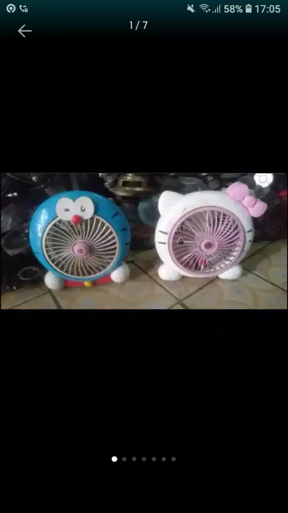 Slhkn plh slh 1 dr kipas meja serba guna kond normal hrg terjangkau