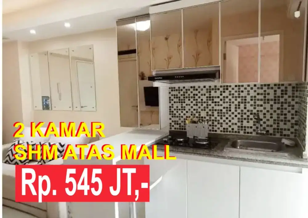 Dijual Unit Atas Mall Bassura City type 2BR SHM harga bersahabat