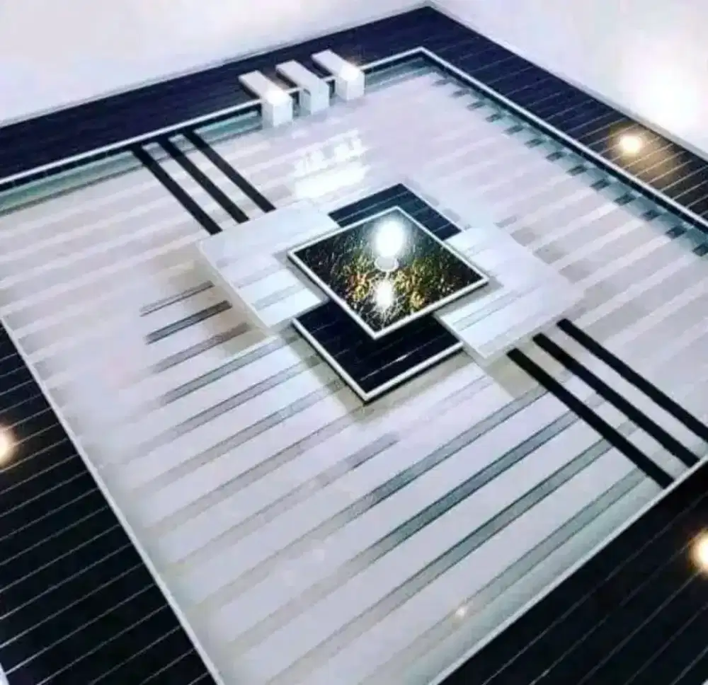 Plafon PVC terpasang