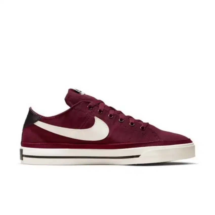 NIKE COURT LEGECY CANVAS MERAH MAROON 44 BNWB