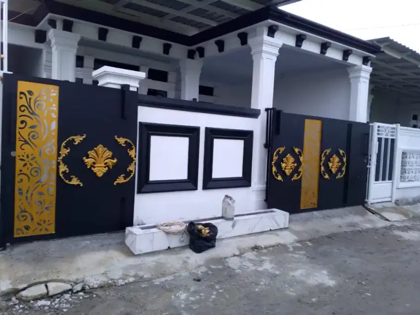 Pintu sorong,tralis besi,kanopi