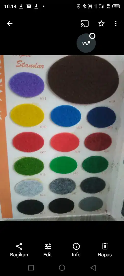 Jual Karpet meteran polos bisa cod