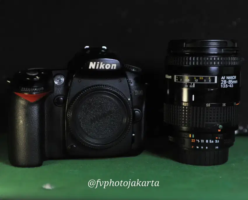 Jual nikon d90 lensa nikkor 28-85mm f3.5-4.5  no minus normal