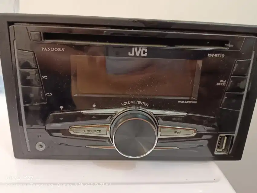 Head unit JVC bawaan honda brio 2017