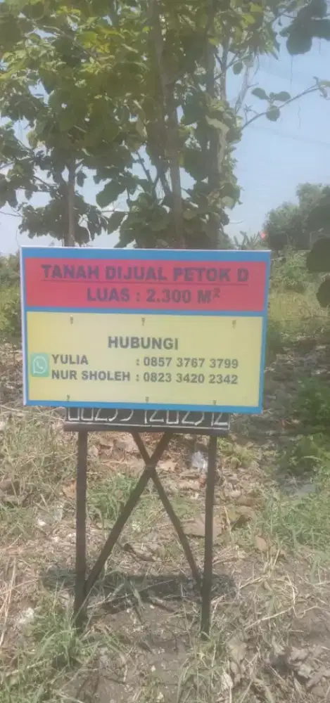 Di jual murah tanah nol jalan raya.