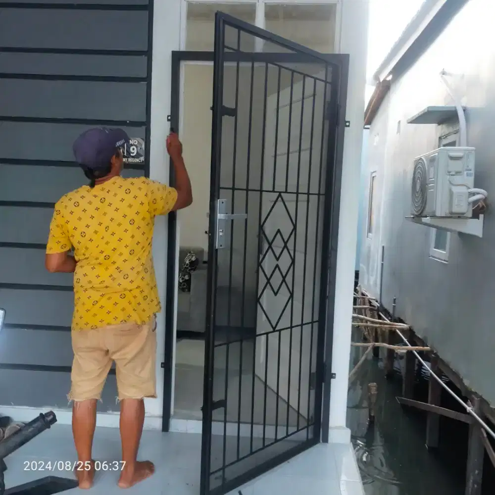 Tralis jendla,pintu dan pagar besi