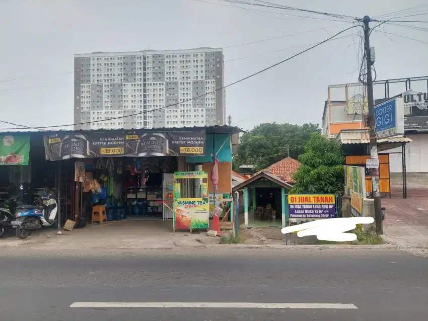 JUAL B.U COCOK UNTUK USAHA,DR DEPAN RMH KELIHATAN JALAN TOL 600MTR