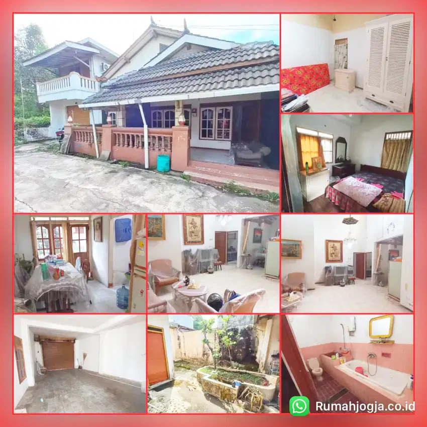 rumah dengan tanah luas jln kaliurang Km 7 banteng dekat UGM