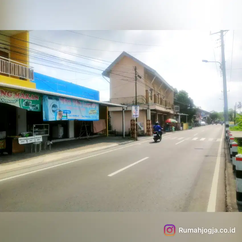 tanah strategis pinggir jalan utama pasar rejodani palagan