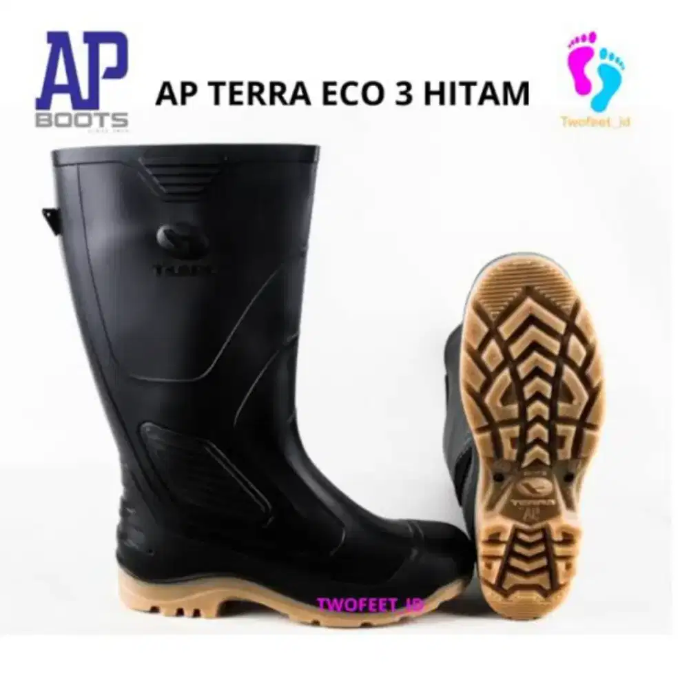 Sepatu Boots AP Terra Eco 3 Hitam ukuran 40