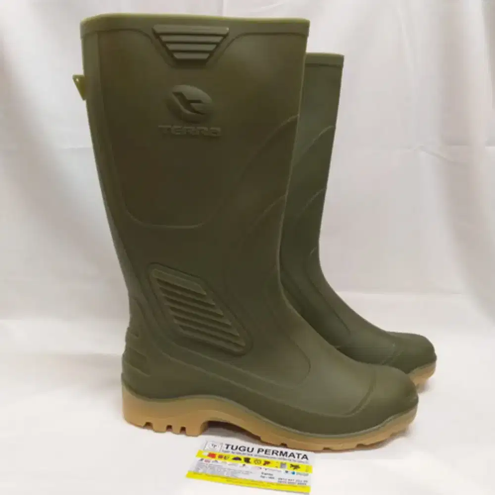 Sepatu Boot Terra AP eco hijau ukuran 38