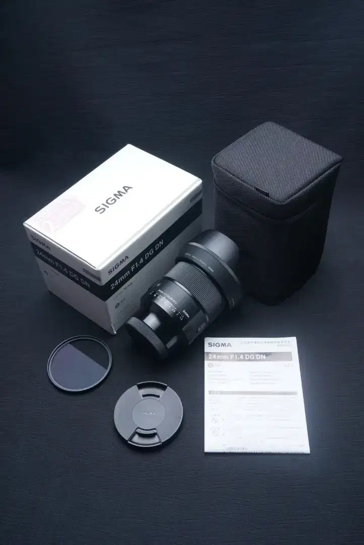 SIGMA 24MM F1.4 DG DN LIKE NEW FULLSET FOR SONY A7