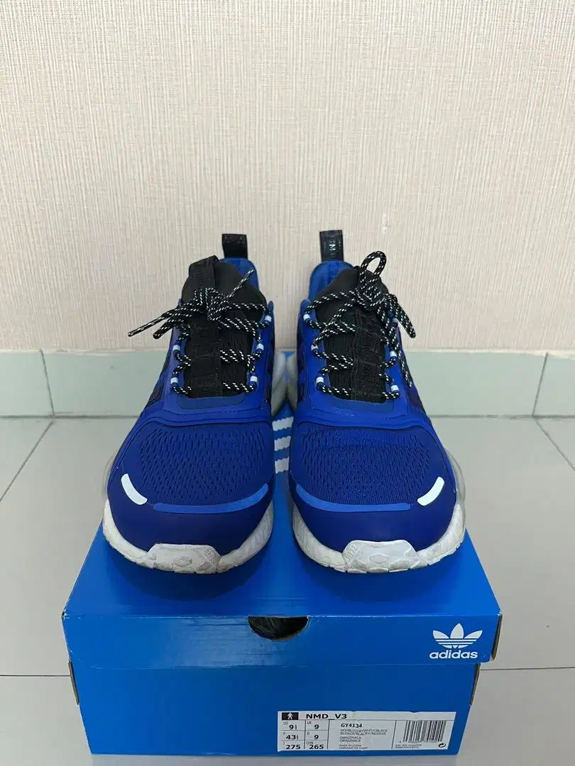 Jual Sepatu Adidas NMD V3 Blue/Biru second ori authentic (like new)