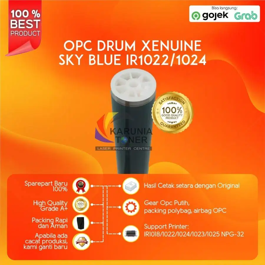 OPC Drum Canon IR1022 1022 IR1018 1018 IR1024 1024 GPR 22 NPG 32 Biasa