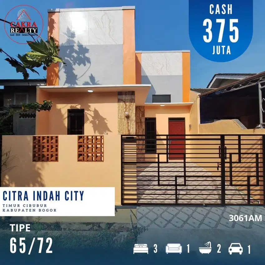 Rumah murah siap huni di citra indah city