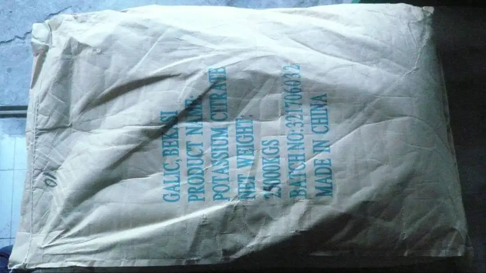 Potassium Citrate atau Tripotassium Citrate Ex RRT