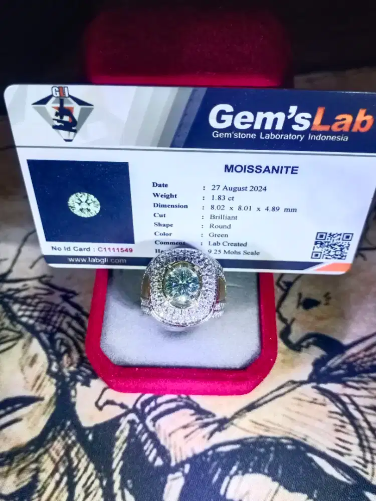 Green Moissanite