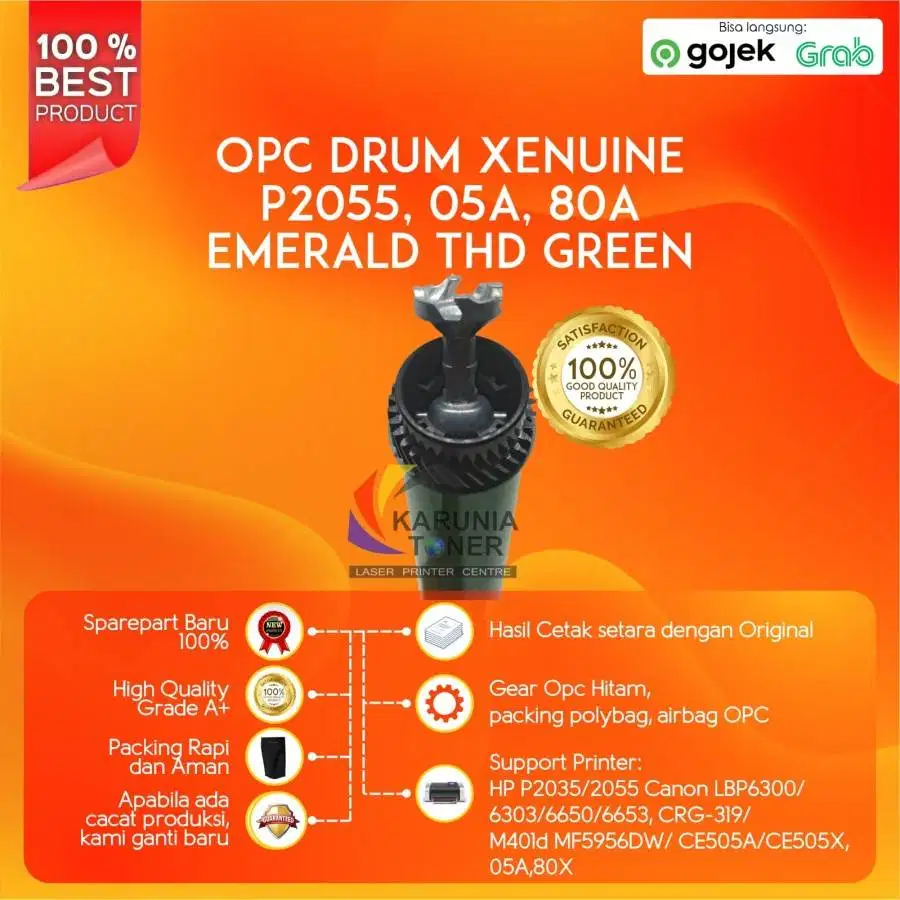 OPC Drum HP P2035 / CE505A / 05A / CF280A / 80A JAPAN BAGUS