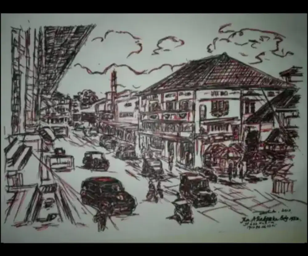 Jln Asia Afrika di thn 1933 by JP Laa Manroe