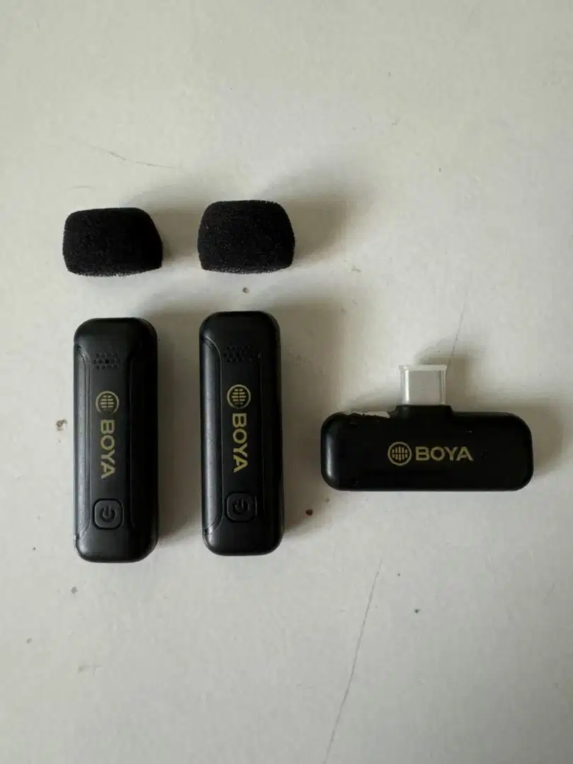 FOR SALE MICROPHONE WIRELESS BOYA UNTUK BIKIN KONTEN