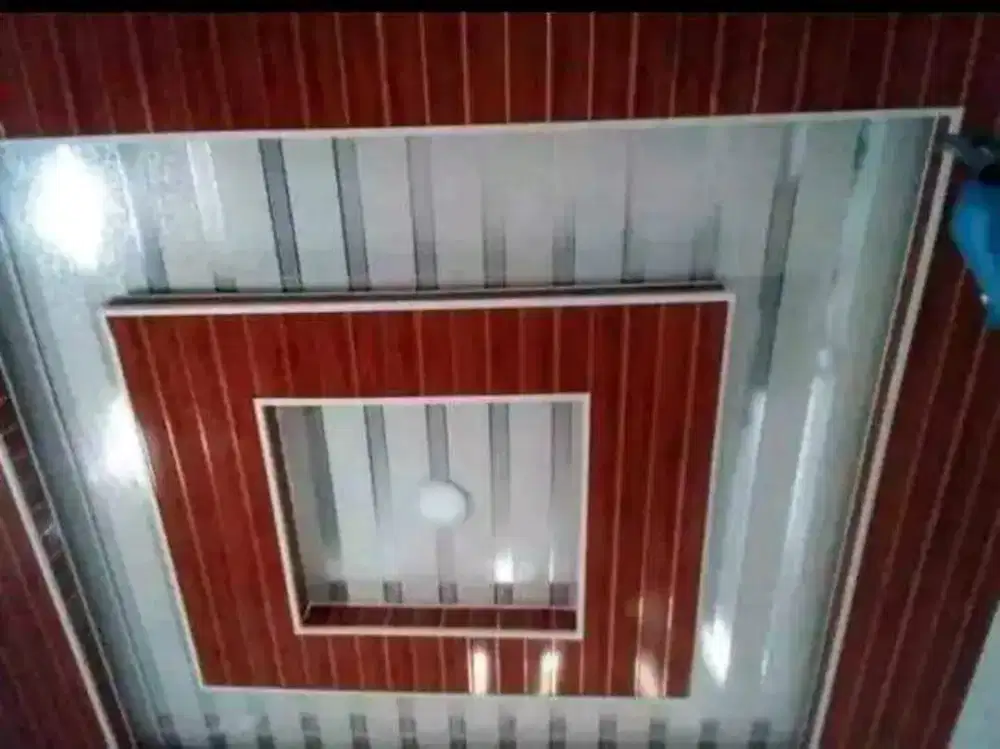 Plafon PVC terpasang