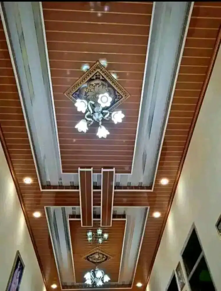 Plafon PVC terpasang