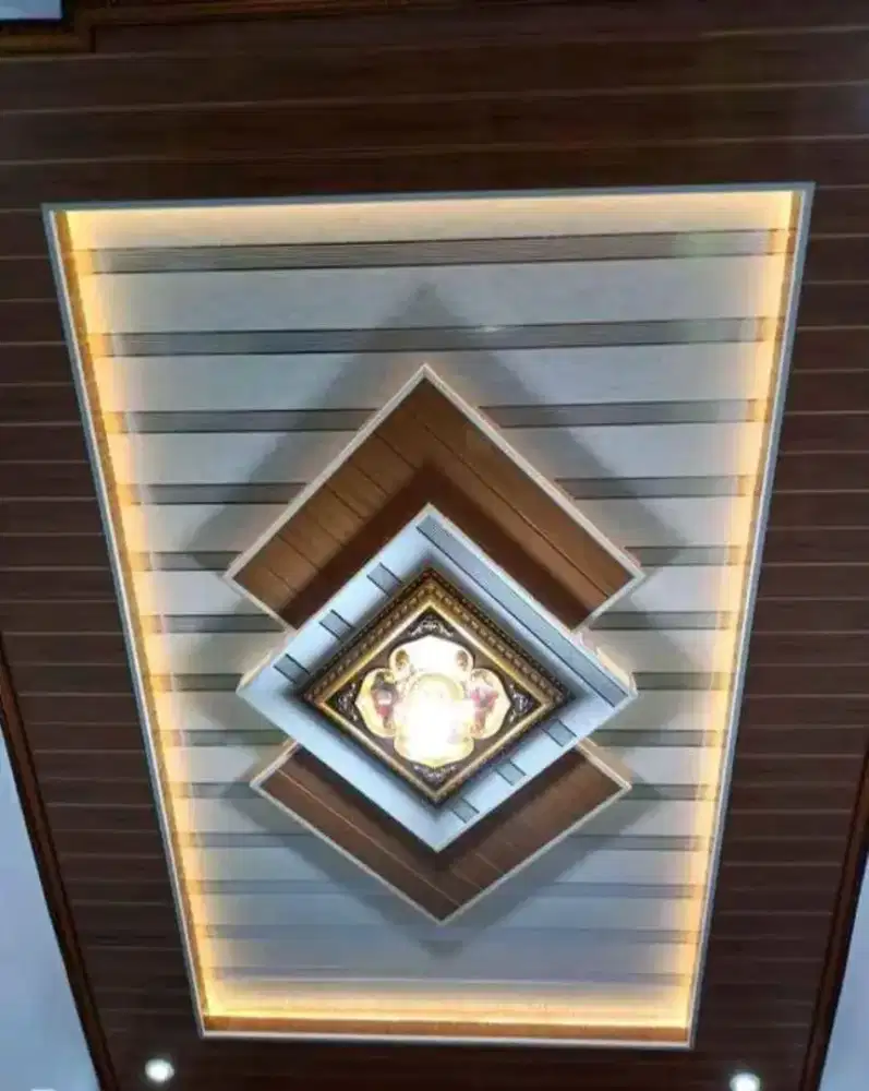 Plafon PVC terpasang