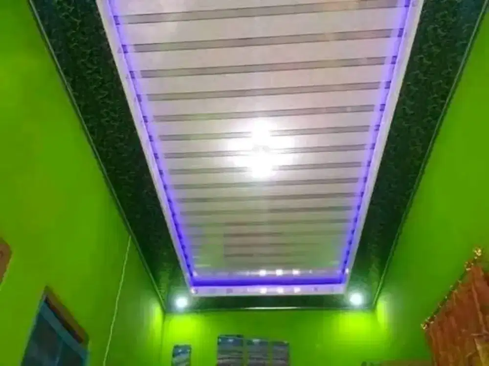 Plafon PVC terpasang