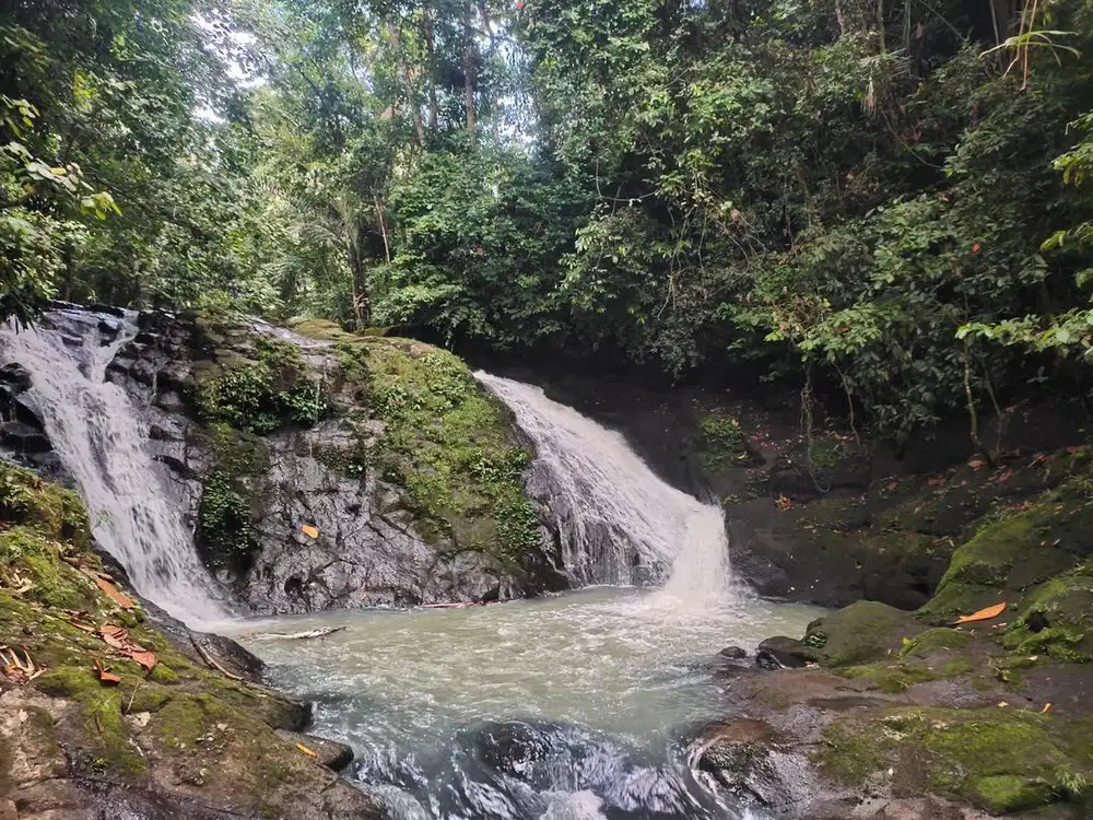 Tanah kebun istimewa view air terjun 2 tingkat di tabanan bali