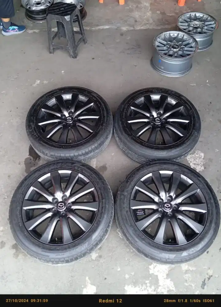 Velg oem mazda cx9 r20 5x114 bonus ban