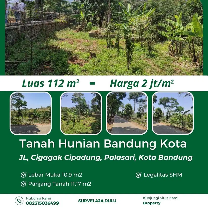 Dekat Kampus UIN SGD Tanah Hunian Cibiru Bandung