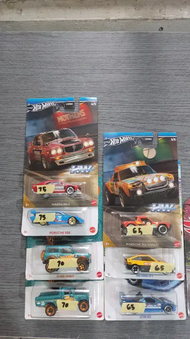 Hotwheels mazda porsche honda acura ford toyota