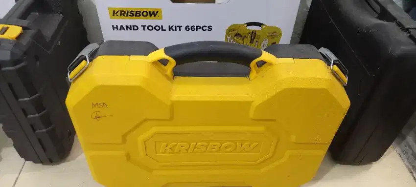 Krisbow mechanic tool kit kunci set perkakas mekanik 66 pcs