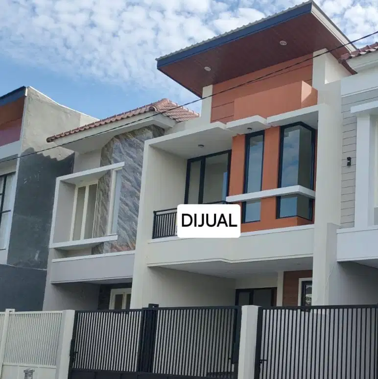 TEV DIJUAL RUMAH BARU GRESS DI PANTAI MENTARI DEKAT KENJERAN