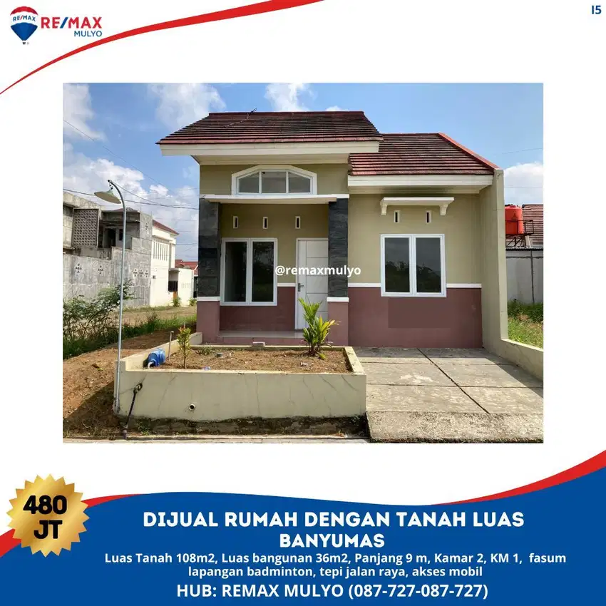 Dijual Rumah Dengan Tanah Luas