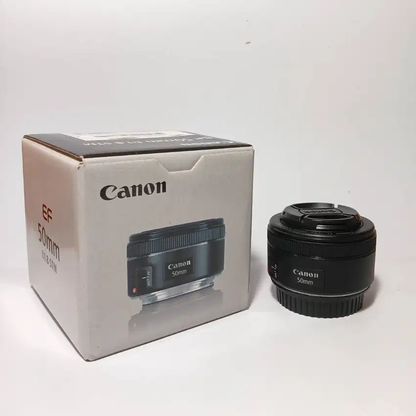 Canon EF 50mm F1.8 STM Ex Garansi Resmi Datascrip