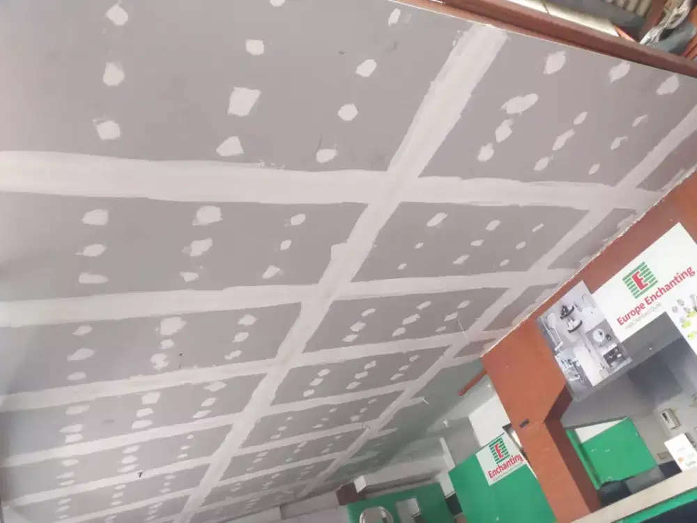 Plafon partisi aluminium PVC kanopi gypsum