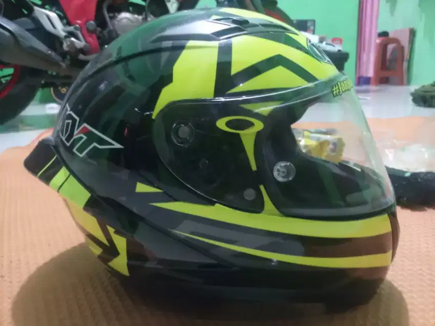 Helm KYT Vendetta  Faster Black Yellow