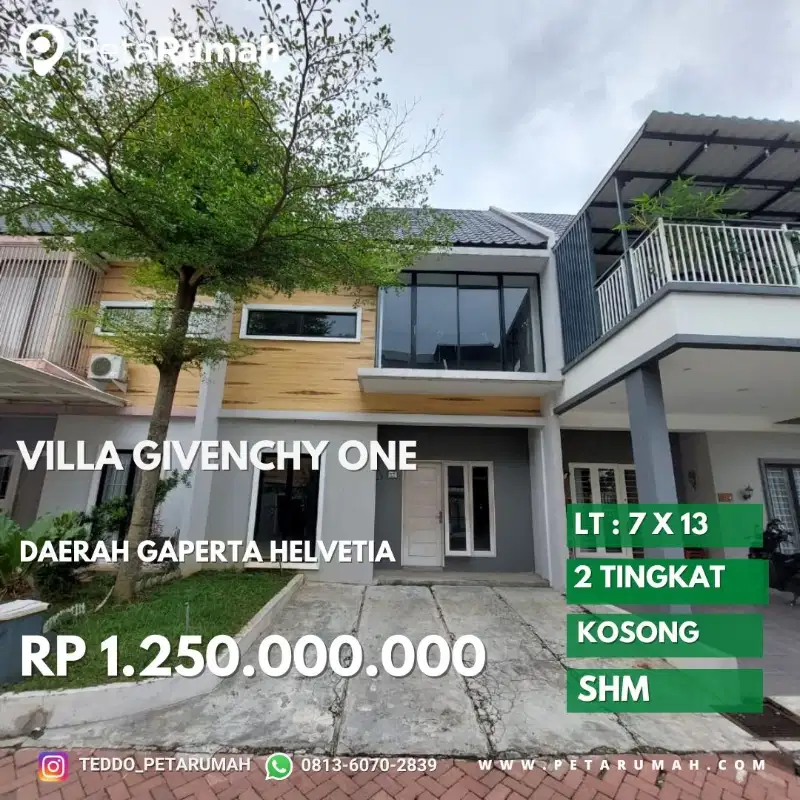 villa givenchy one jalan gaperta ujung helvetia - kapten muslim