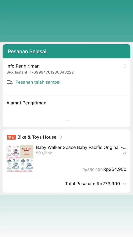 Baby Walker Bayi Pink