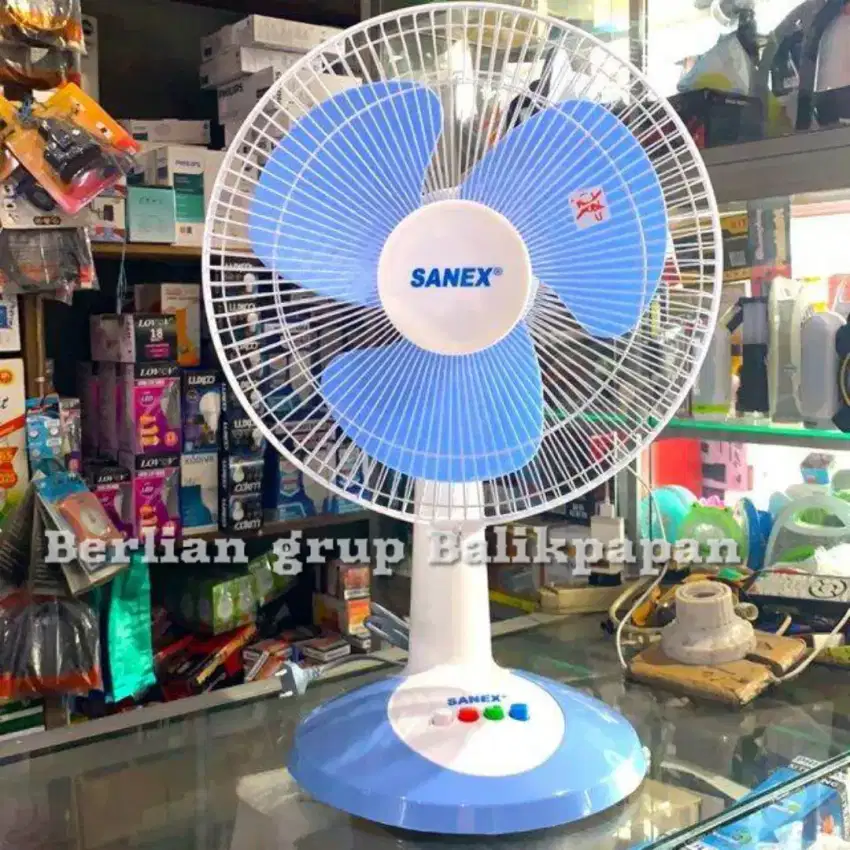 COD (SANEX FD-1287 Kipas Angin Duduk Desk Fan Ukuran 12 inch