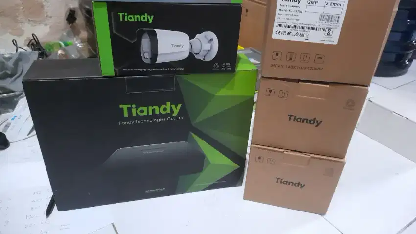 Paket cctv ip cam tiandy 5 kamera