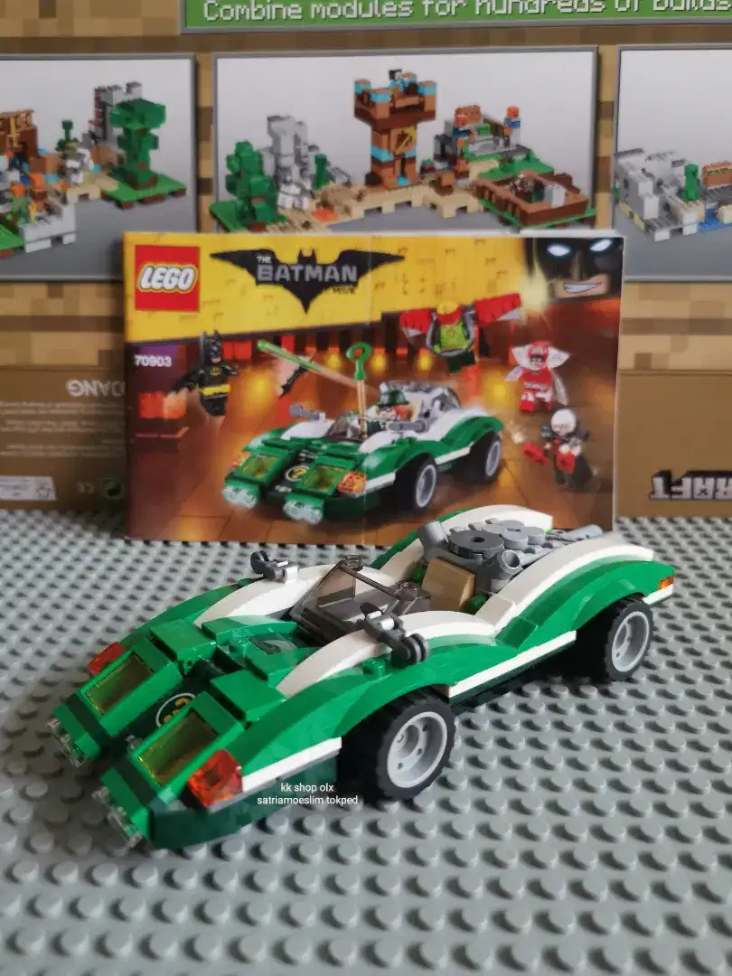 prelove lego batman the riddler riddle car