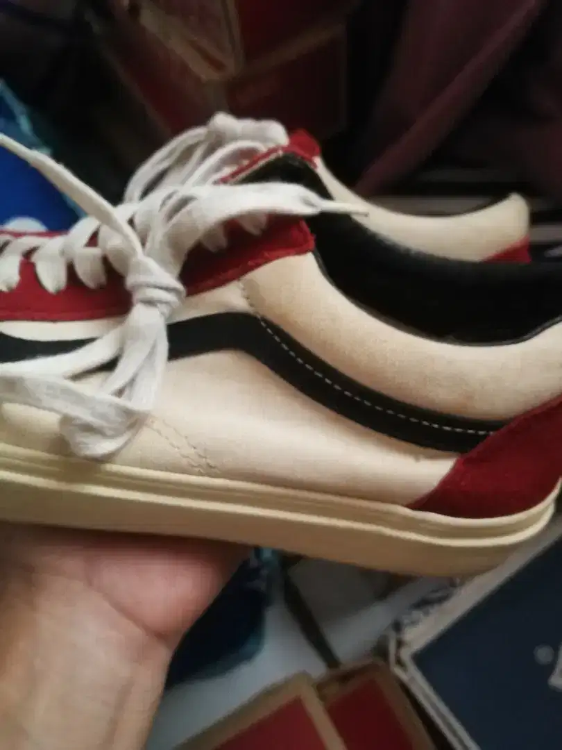 VANS OLD SKOOL LX RED DAHLIA RARE