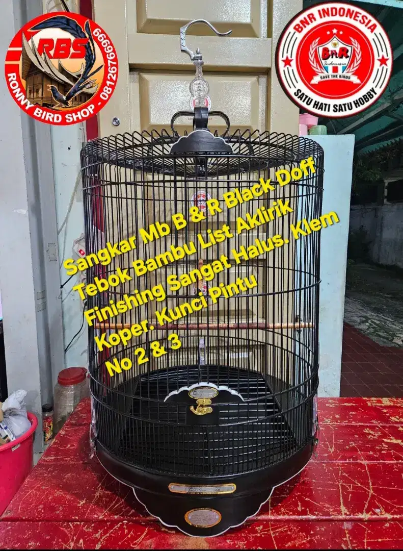 Sangkar Burung Murai BnR Bamboe List Aklirik