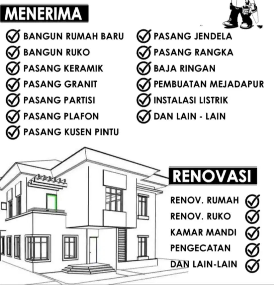 TUKANG HARIAN/BORONGAN