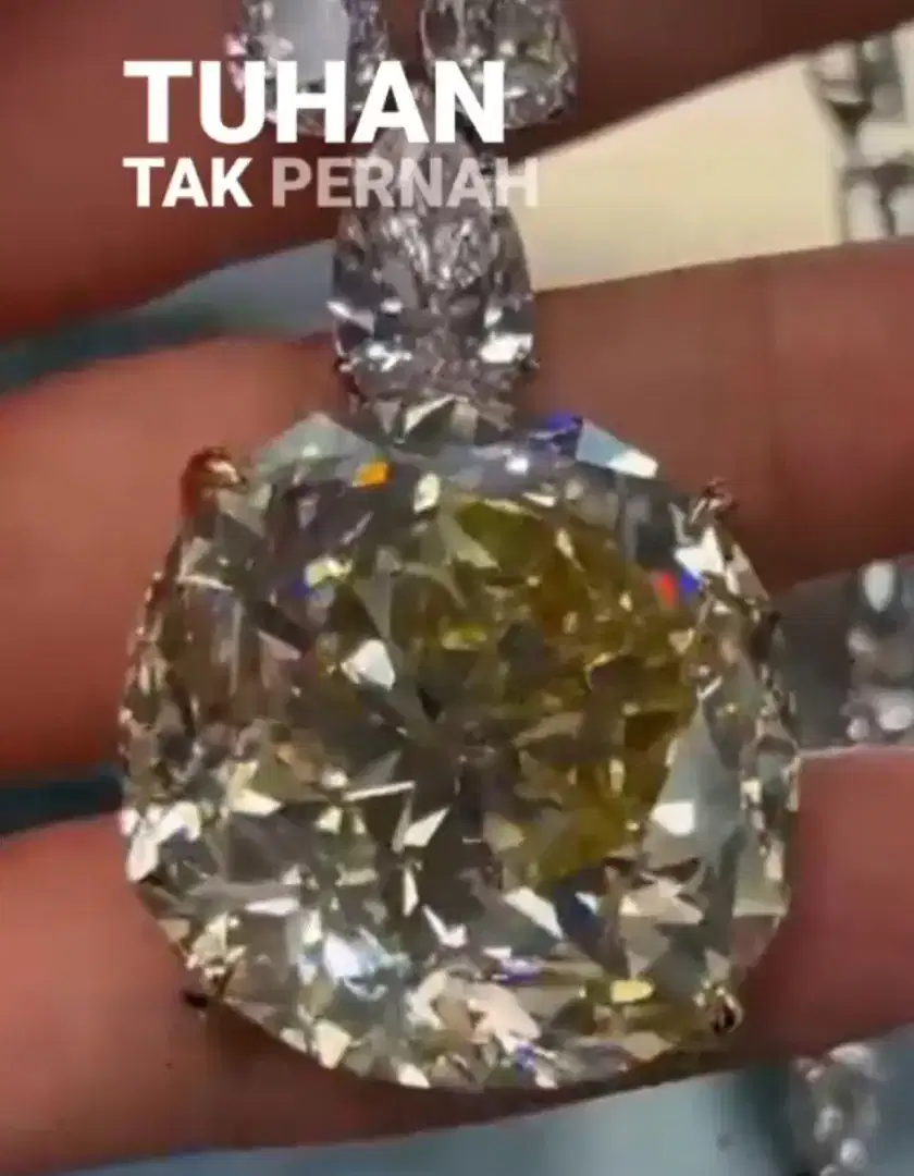 Dijual berlian besar langka 102,80crat asli memo GIA