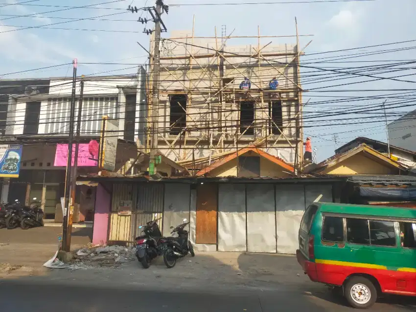 Dijual Ruko 3 Lantai Proses Bangun Jln Dangdeur Rancaekek SHM 2,9 M