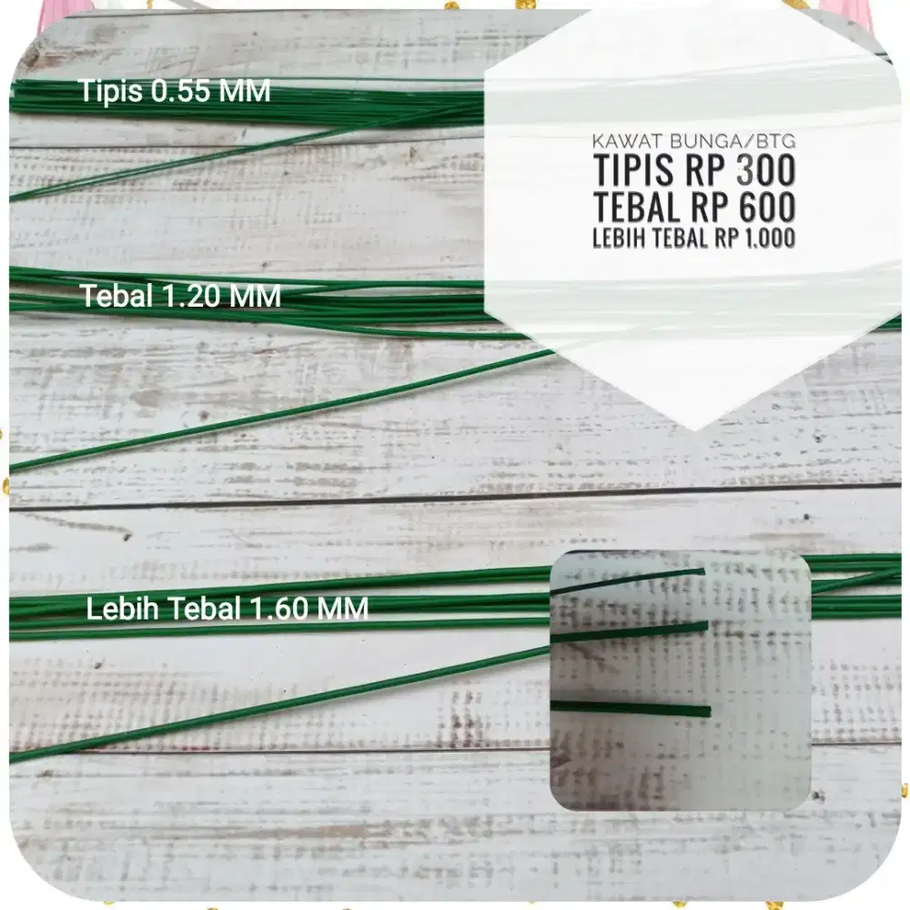 Kawat Bunga/Tangkai Bunga/Bafang Bunga