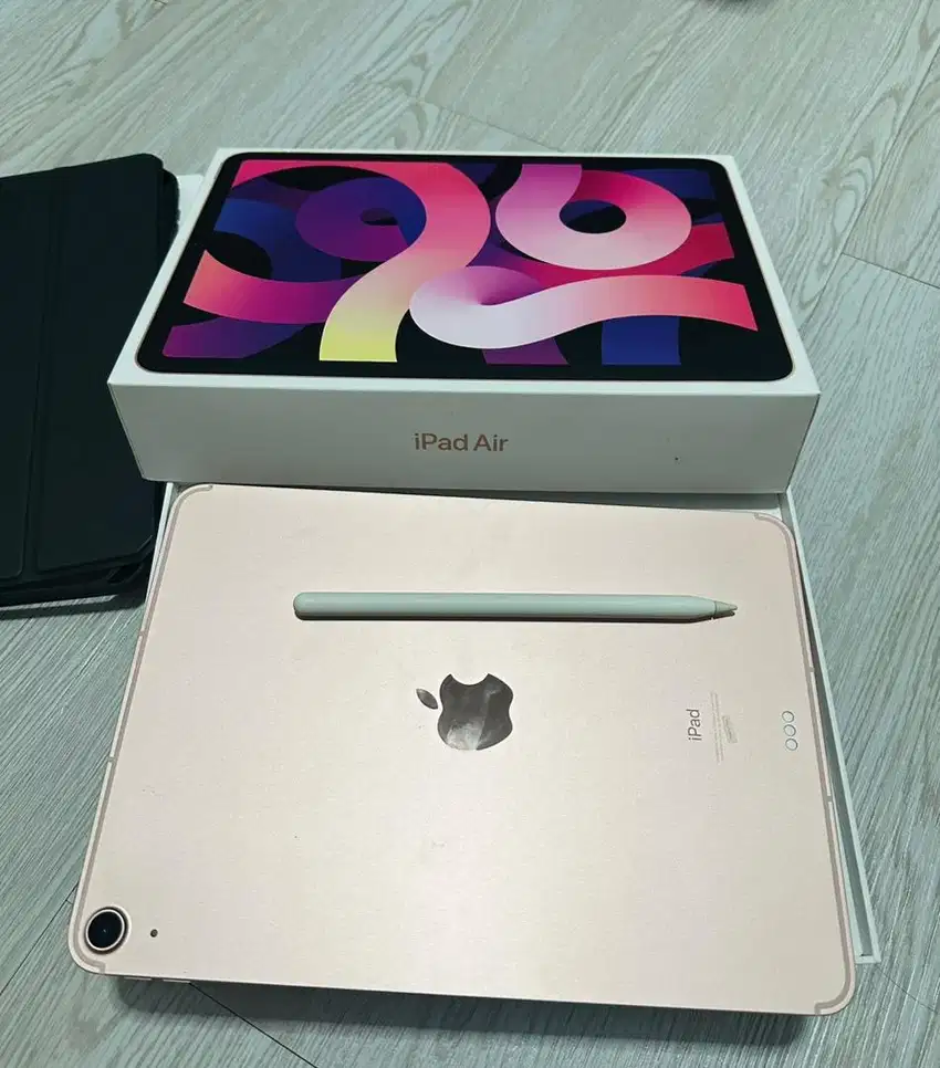 Ipad Air 4 wifi+cellular 10.9 fullset eks ibox 256 gb free apple penc